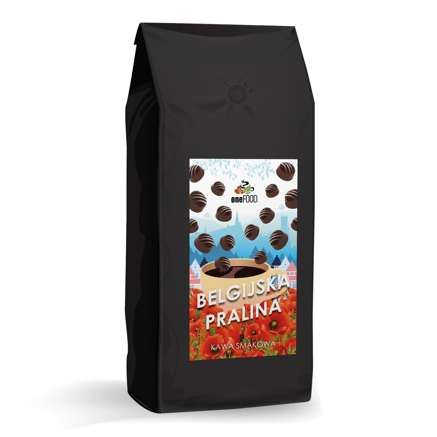 KAWA SMAKOWA BELGIJSKA PRALINA - 1 kg ziarnista