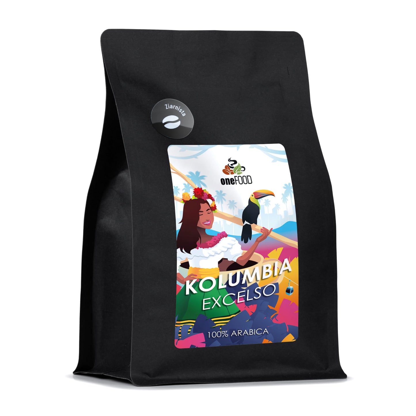 KAWA KOLUMBIA EXCELSO - 250 g ziarnista