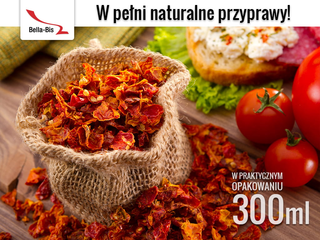 POMIDORY SUSZONY PŁATEK - Słoik 80 g
