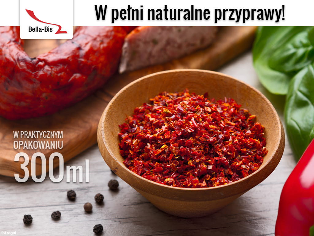 PAPRYKA CZERWONA SŁODKA GRYS - Słoik 120 g