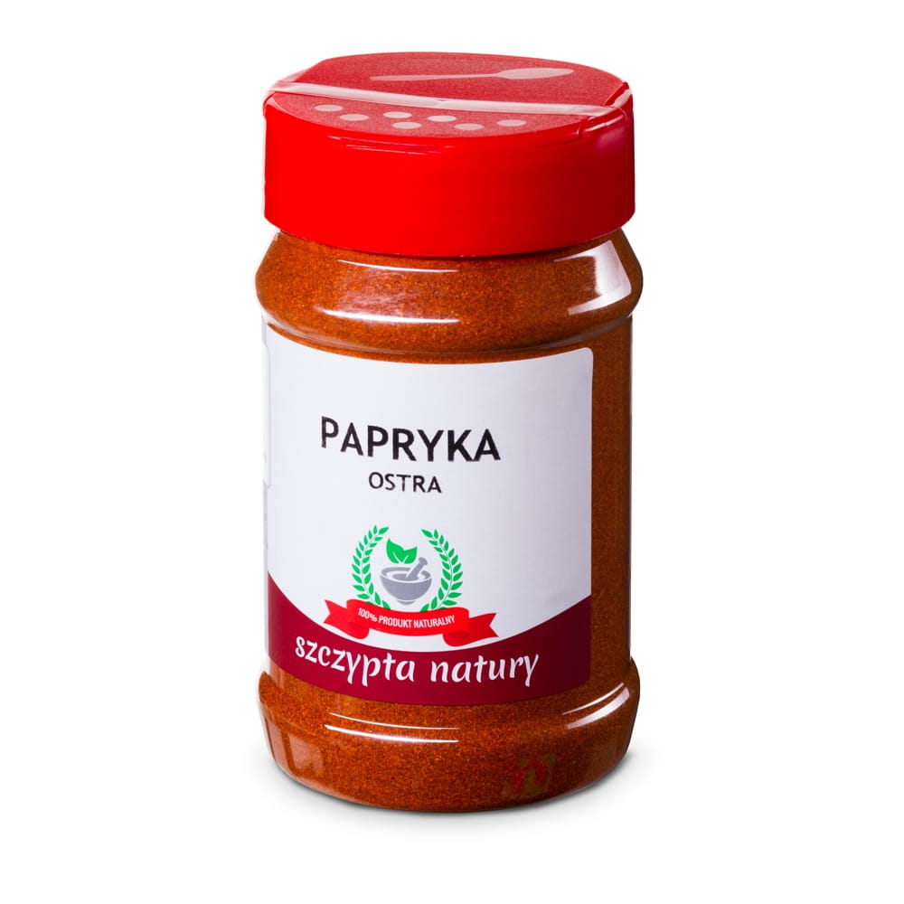PAPRYKA CZERWONA OSTRA - Słoik 150 g